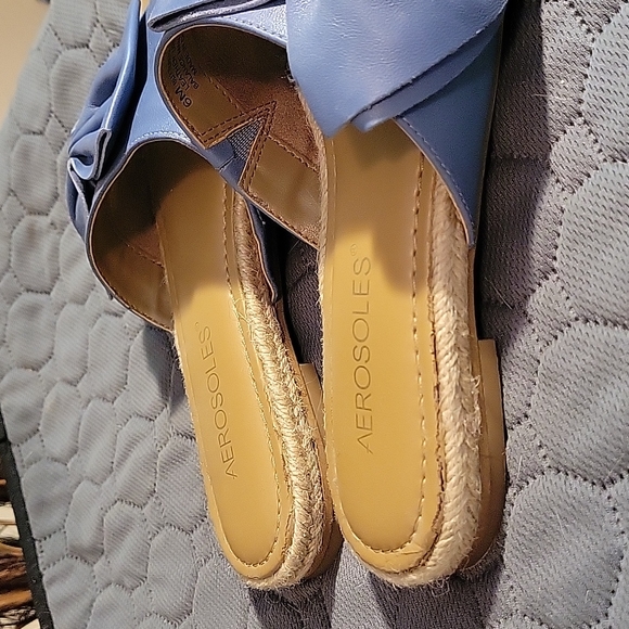 Aerosols leather slip on sandals - Picture 2 of 5